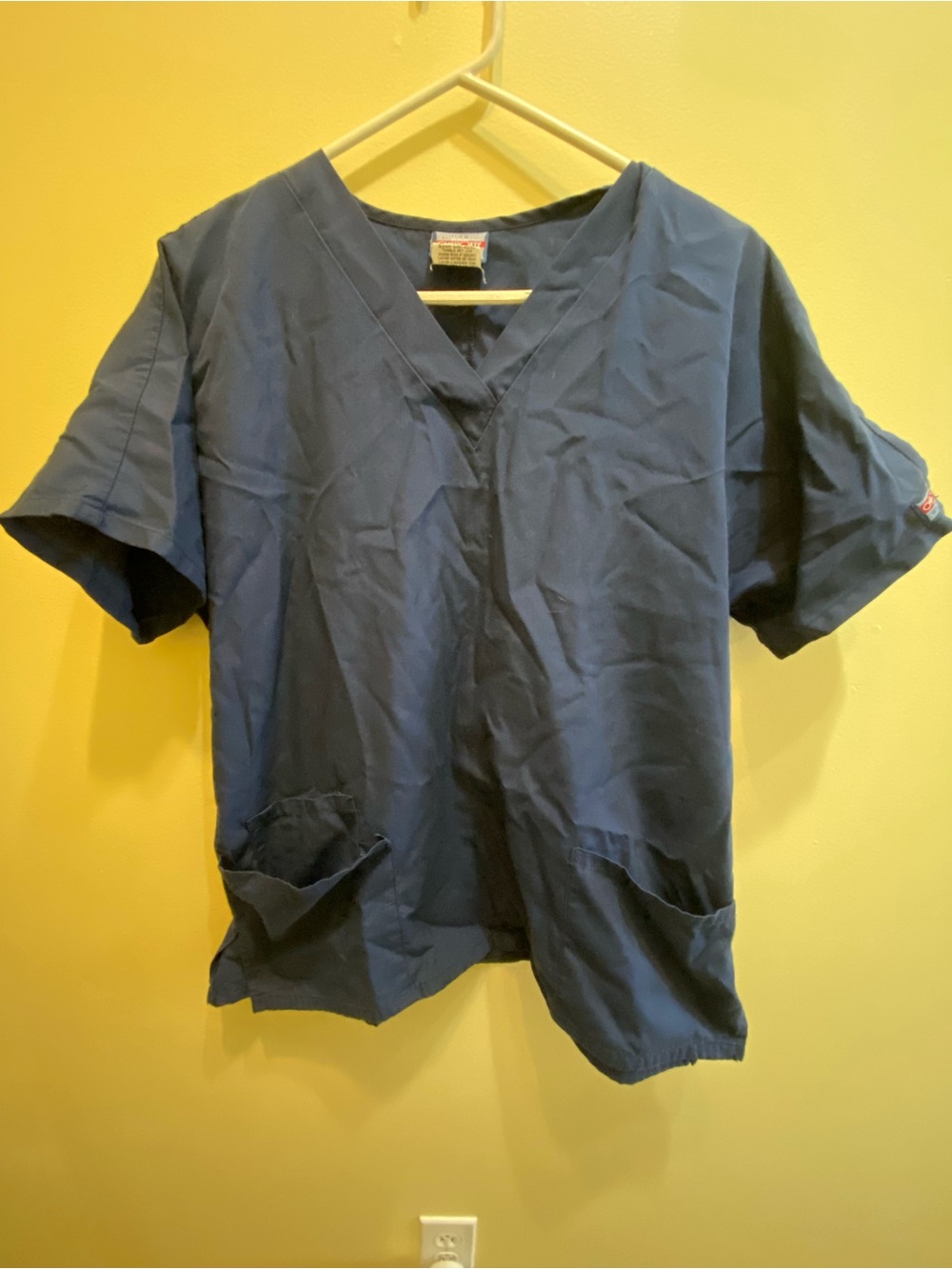 Navy Scrub Top